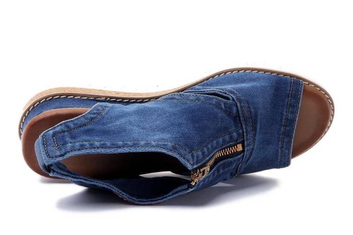 ARTIKER RELAKS 46C0214 jeans, sandały damskie