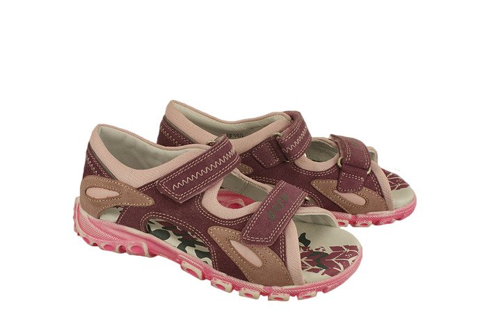 BARTEK 66157-1CI fioletowo-różowy, sandałki dziecięce, rozmiary 27-32