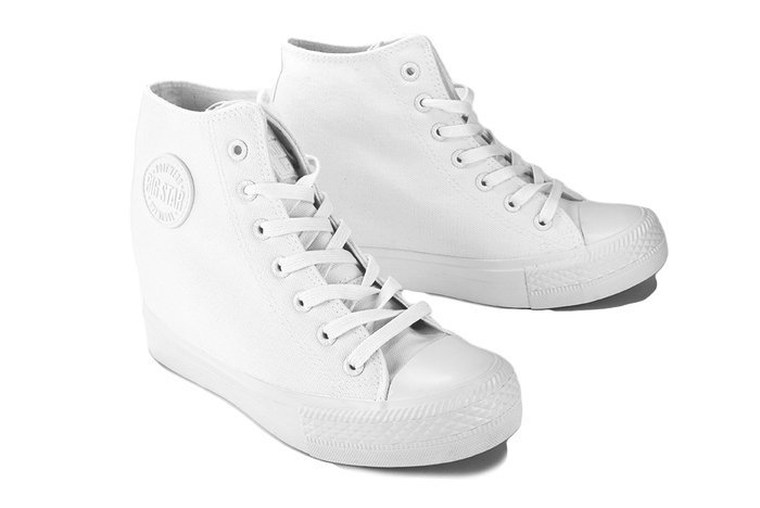 BIG STAR FF274A192 biały, trampki, sneakersy damskie