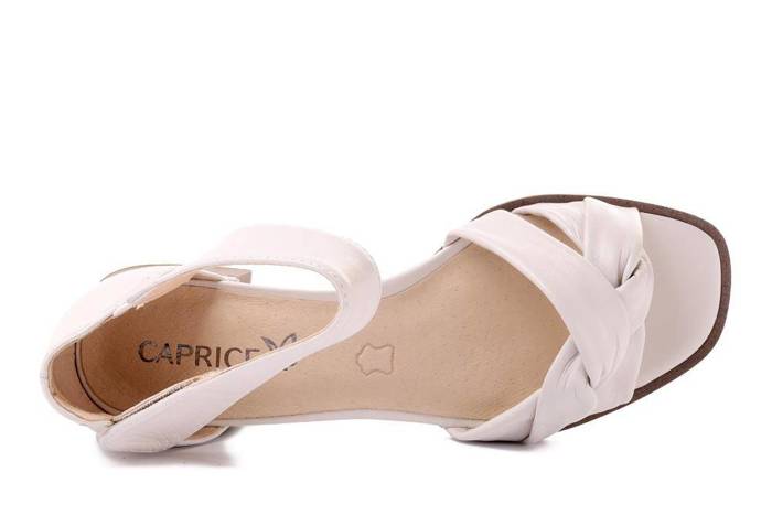 CAPRICE 28202-20 144 offwhite soft, sandały damskie