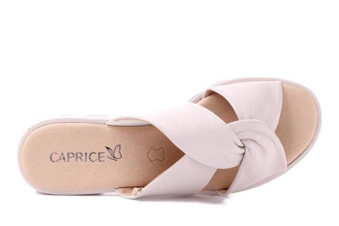 CAPRICE 9-27100-20 144 offwhite soft, klapki damskie