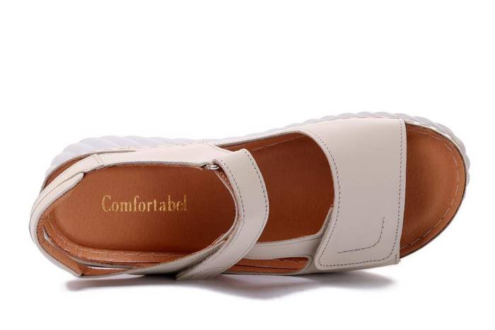 COMFORTABEL 710137-08 beige, sandały damskie