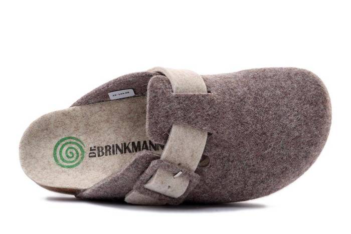 DR. BRINKMANN 320144-08 beige, kapcie damskie