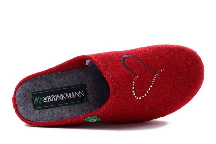 DR. BRINKMANN 330008-04 rot, kapcie damskie