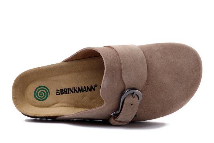 DR. BRINKMANN 600086-08 beige, klapki profilaktyczne damskie