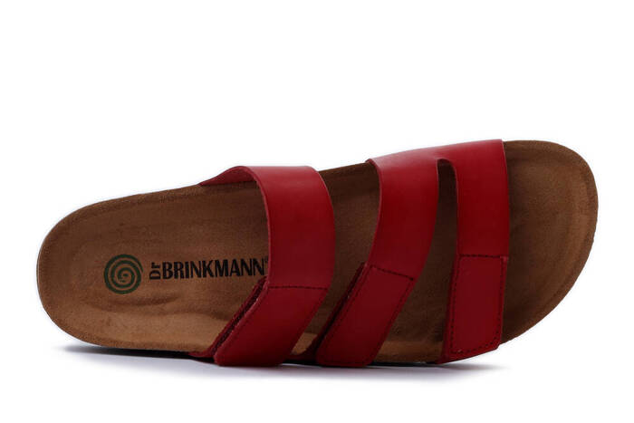 DR. BRINKMANN 700508-04 rot, klapki damskie