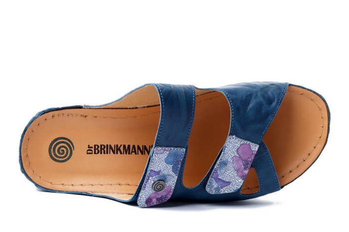 DR. BRINKMANN 700517-05 blau, klapki profilaktyczne damskie