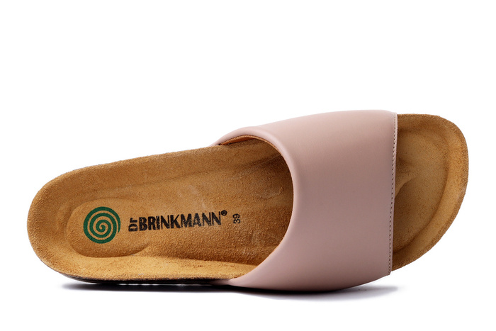 DR. BRINKMANN 700530-08 beige, klapki damskie