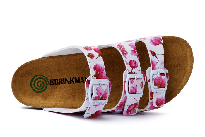 DR. BRINKMANN 700546-43 pink, klapki damskie