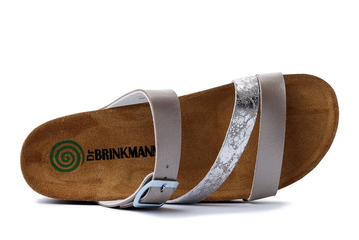 DR. BRINKMANN 700569-23 bronze, klapki damskie