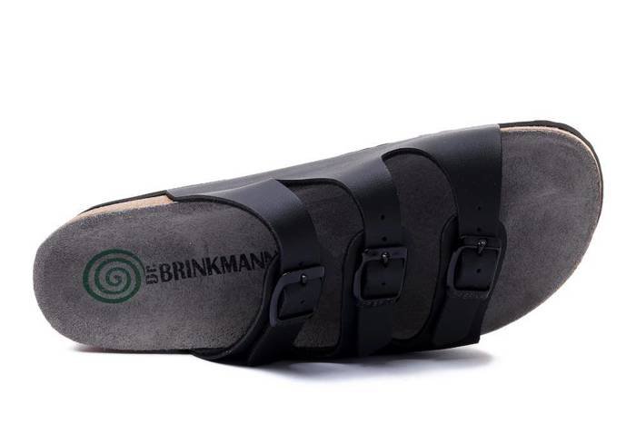 DR. BRINKMANN 701171-1 schwarz, klapki profilaktyczne damskie/męskie