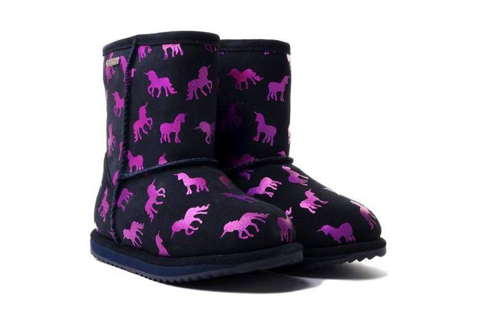 EMU AUSTRALIA Rainbow Unicorn Brumby K12373 midnight, botki dziecięce, rozmiary 24-31