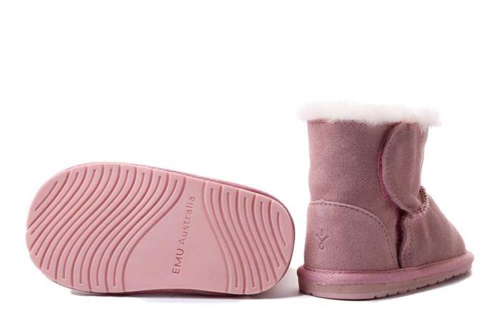 EMU AUSTRALIA Toddle B10737 baby pink, botki dziecięce, rozmiary 20-23