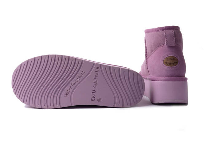 EMU AUSTRALIA W13082 Stinger Micro Flatform mauve mist, botki damskie