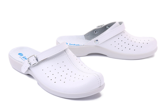 INBLU AE-04 001 biały, klapki/sandały damskie