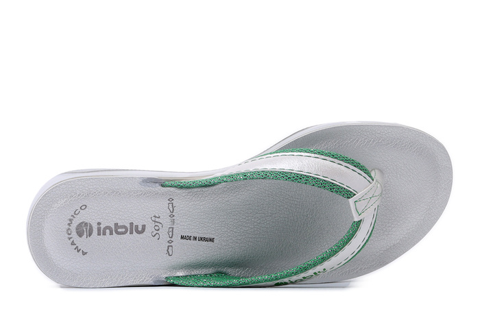 INBLU DD-13 020 light green, klapki japonki damskie