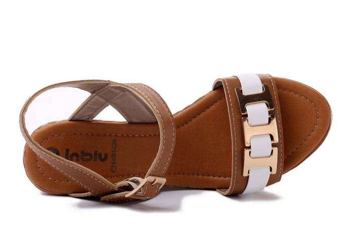 INBLU FG-35 021 camel, sandały damskie