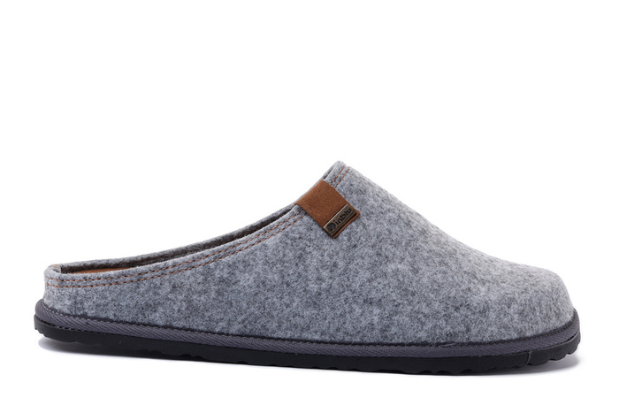 INBLU SI-01 018 srebrny, kapcie męskie