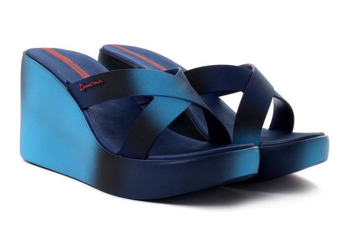 IPANEMA Colore Fem 83423 blue/blue, klapki damskie