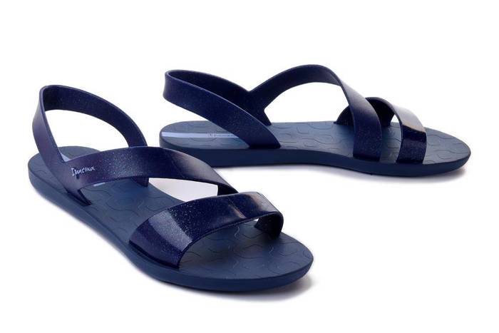 IPANEMA VIBE Sandal Fem 82429 blue/glitter blue, sandały damskie