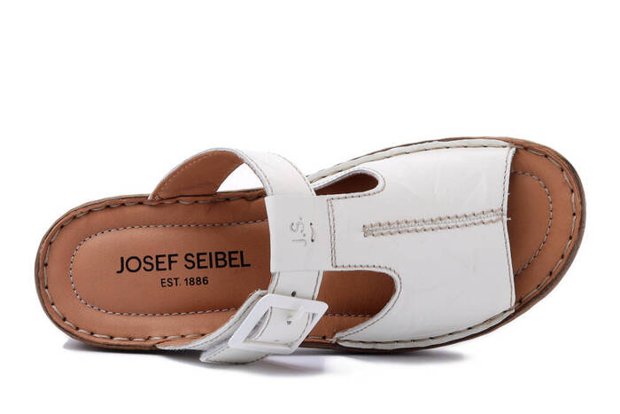 JOSEF SEIBEL 56687 61 000 Catalonia 87 weiss, klapki damskie