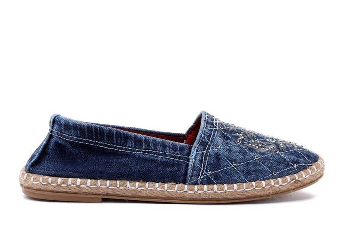 LANQIER 40C294 jeans, espadryle/baleriny damskie