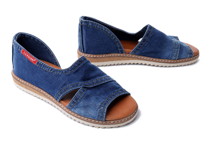 LANQIER 44C0256 jeans, sandały damskie