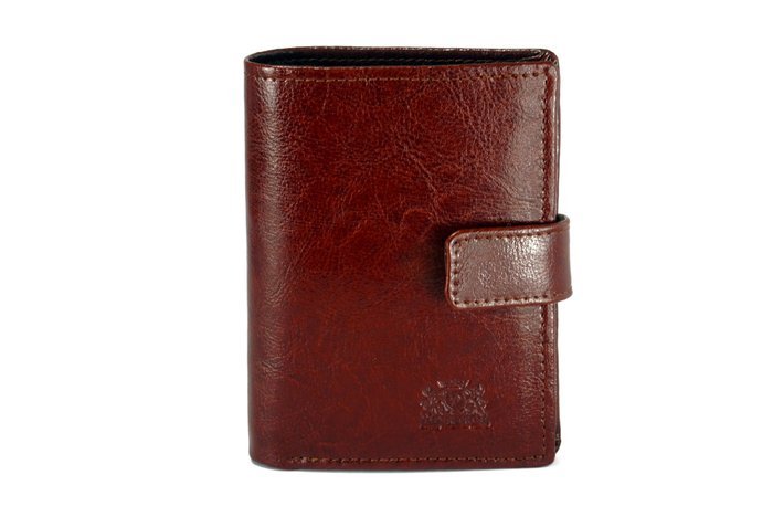 PERFEKT PLUS P/27 A RFID SECURE brązowy z zapinką, portfel męski