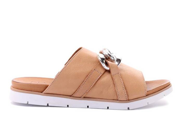 PIAZZA 900080-08 beige, klapki damskie