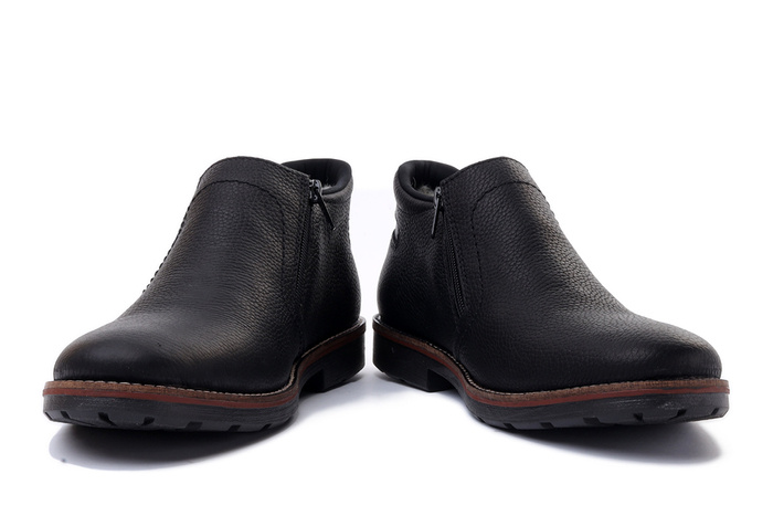 RIEKER 15399-00 black, botki męskie