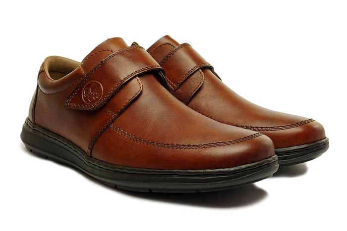 RIEKER 17372-24 brown, półbuty męskie
