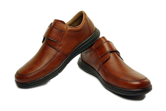 RIEKER 17372-24 brown, półbuty męskie