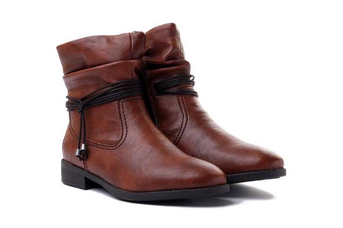 RIEKER 73691-24 brown, botki damskie