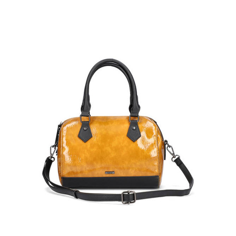 RIEKER H1321-68 yellow, torebka, kuferek damski