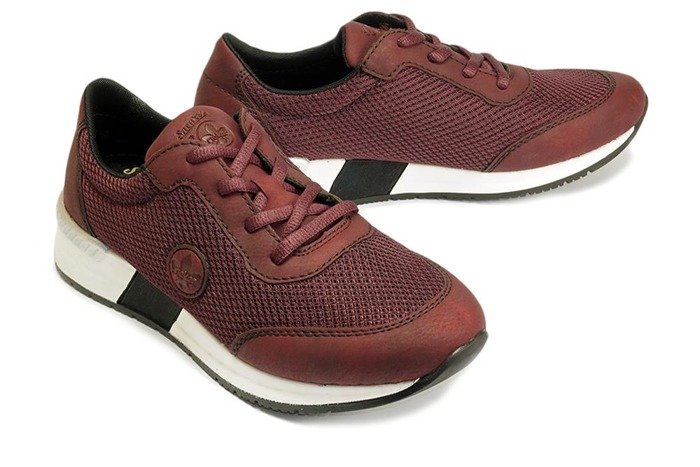 RIEKER N7630-36 red, półbuty/sneakersy damskie
