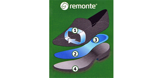 RIEKER REMONTE R2503-45 grey combination, półbuty/sneakersy damskie