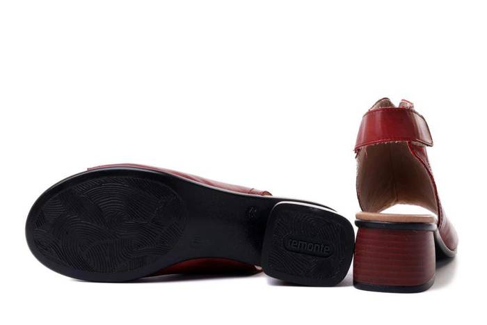 RIEKER REMONTE R8770-35 red, sandały damskie