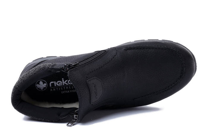 RIEKER TEX 03660-00 black, botki męskie