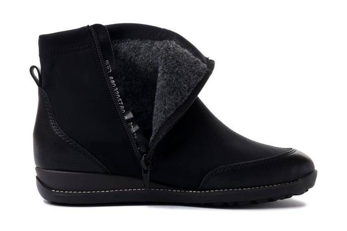 RIEKER TEX 44276-00 black, botki damskie