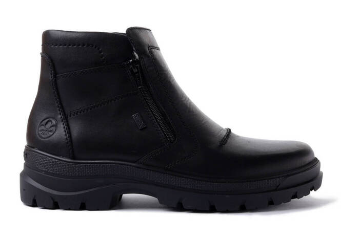 RIEKER TEX F5463-00 black, botki męskie