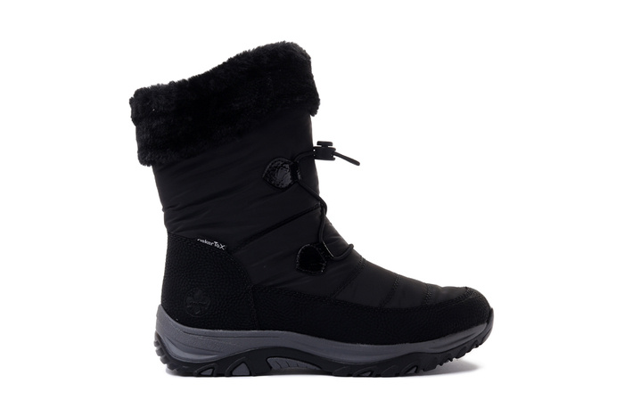 RIEKER TEX M9683-00 black, śniegowce damskie