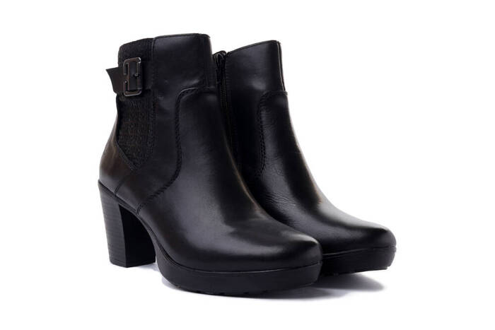 RIEKER Y2252-00 black, botki damskie