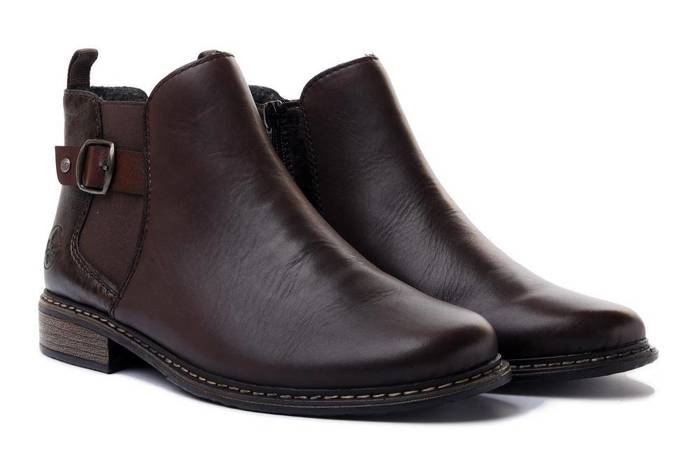 RIEKER Z4965-25 brown, botki damskie