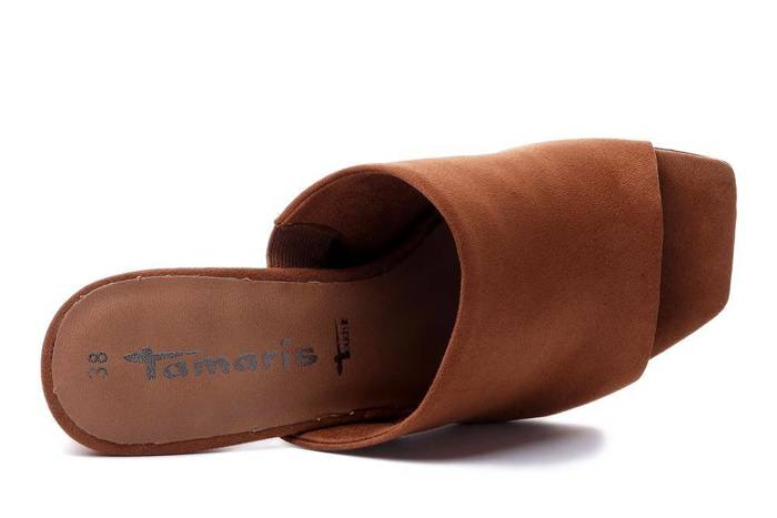 TAMARIS 27244-38 305 cognac, klapki damskie