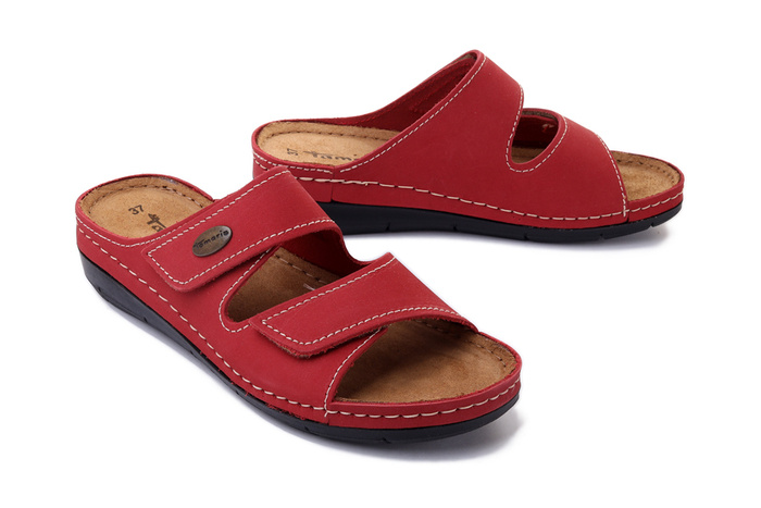 TAMARIS 27510-20 500 red, klapki damskie