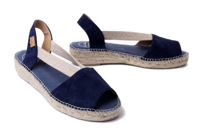 TONI PONS ELLA navy, sandały/espadryle damskie