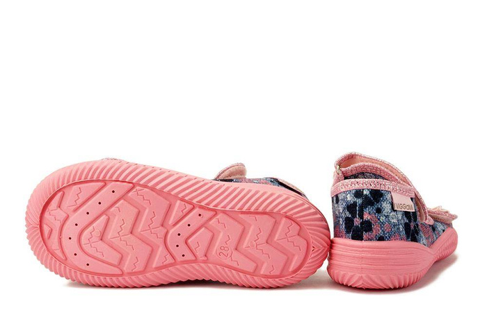 VIGGAMI GOSIA JEANS jeans/róż, kapcie dziecięce, rozmiary: 26-30