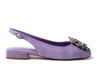 ALMA EN PENA V240391 suede lilac, czółenka damskie