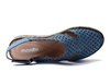 MANITU 820010-05 blau, sandały damskie