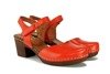 MANITU 910997-4 rot, sandały damskie
